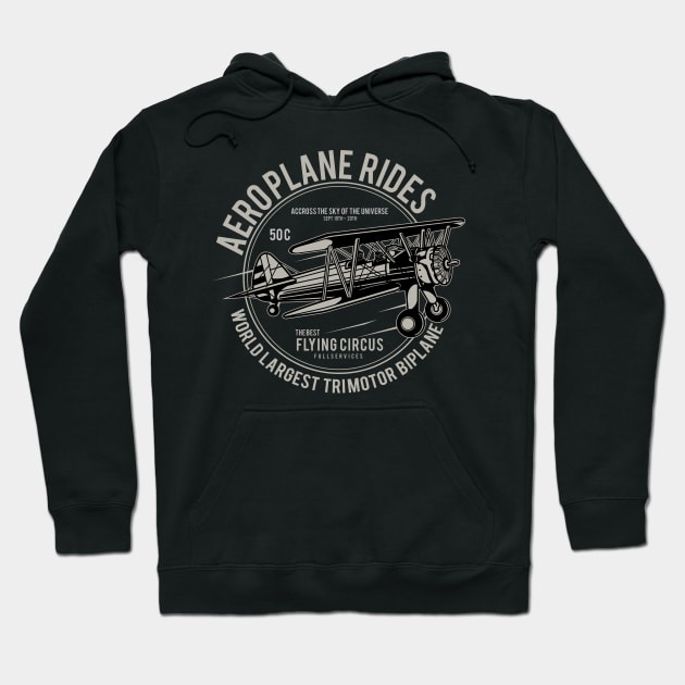 AEROPLANE RIDES Hoodie by BlackSideDesign